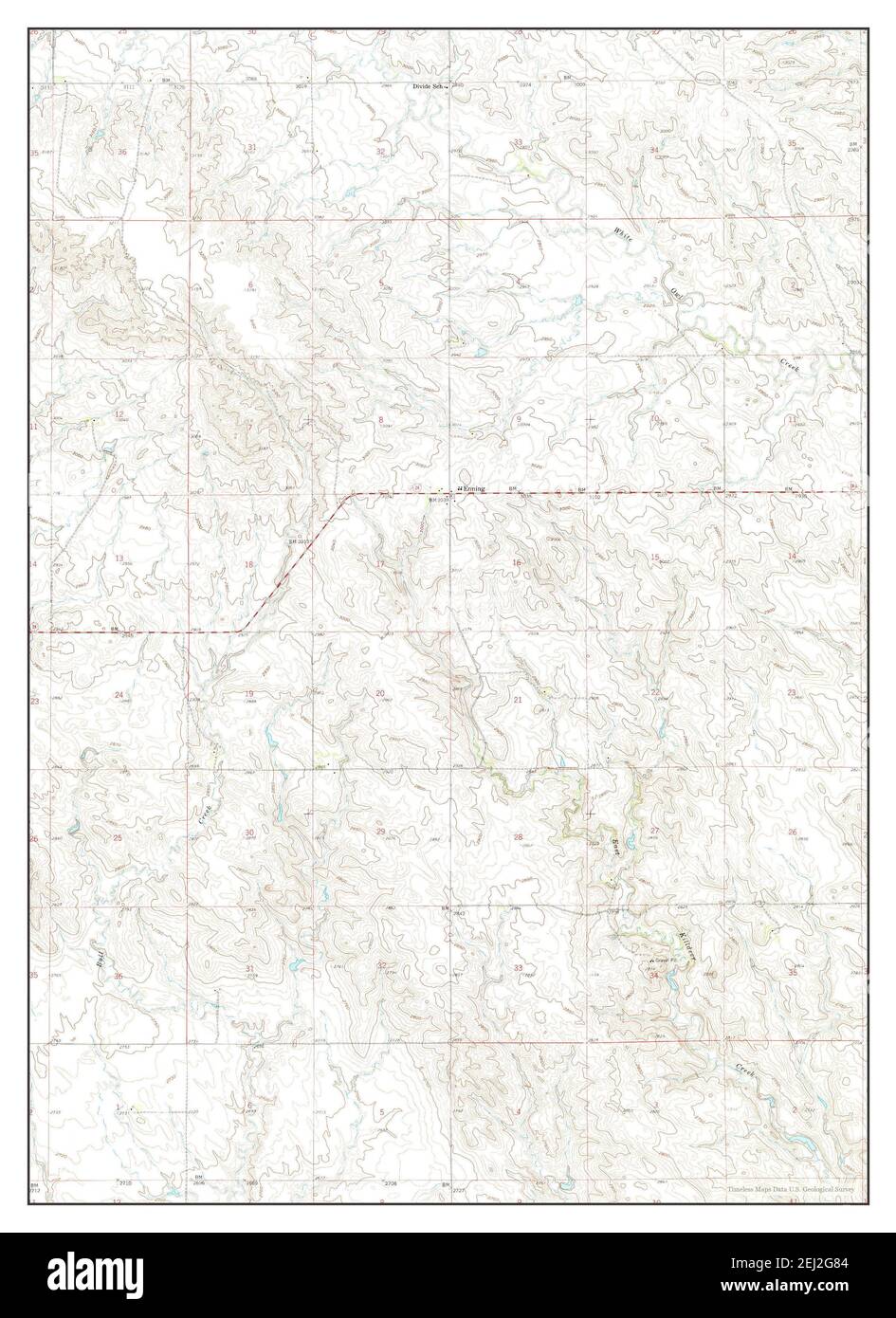 Enning, South Dakota, map 1959, 1:24000, United States of America by Timeless Maps, data U.S. Geological Survey Foto Stock