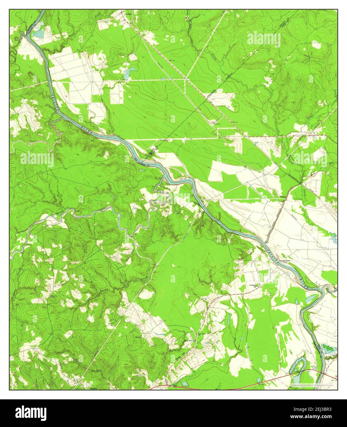 Carlisle, Texas, mappa 1960, 1:24000, Stati Uniti d'America da Timeless Maps, dati U.S. Geological Survey Foto Stock