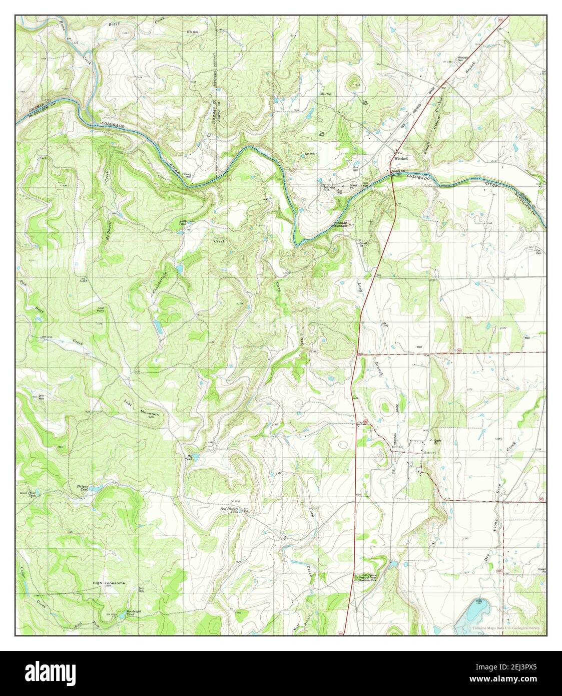 Mercury, Texas, mappa 1979, 1:24000, Stati Uniti d'America da Timeless Maps, dati U.S. Geological Survey Foto Stock