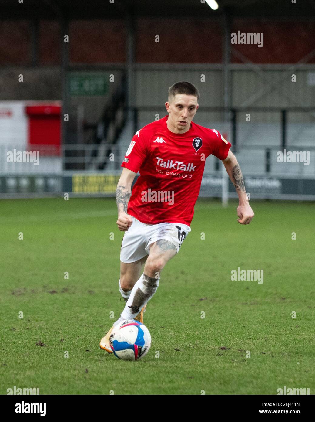 Cacciatore Di Cenere. Salford City FC. Foto Stock