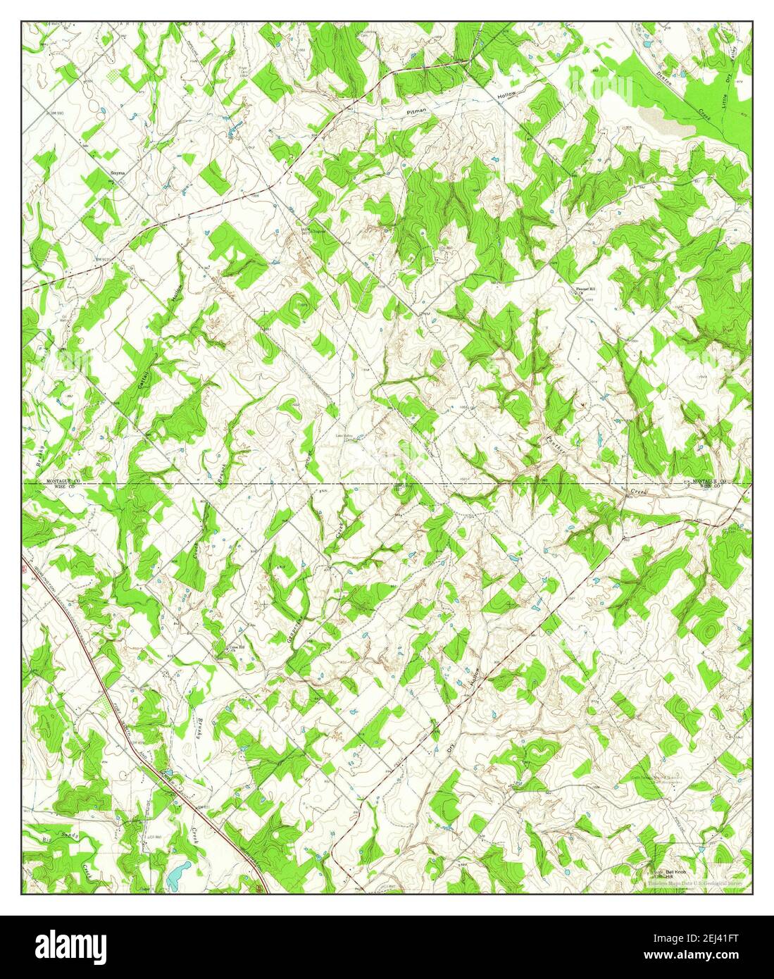 Smyrna, Texas, mappa 1961, 1:24000, Stati Uniti d'America da Timeless Maps, dati U.S. Geological Survey Foto Stock