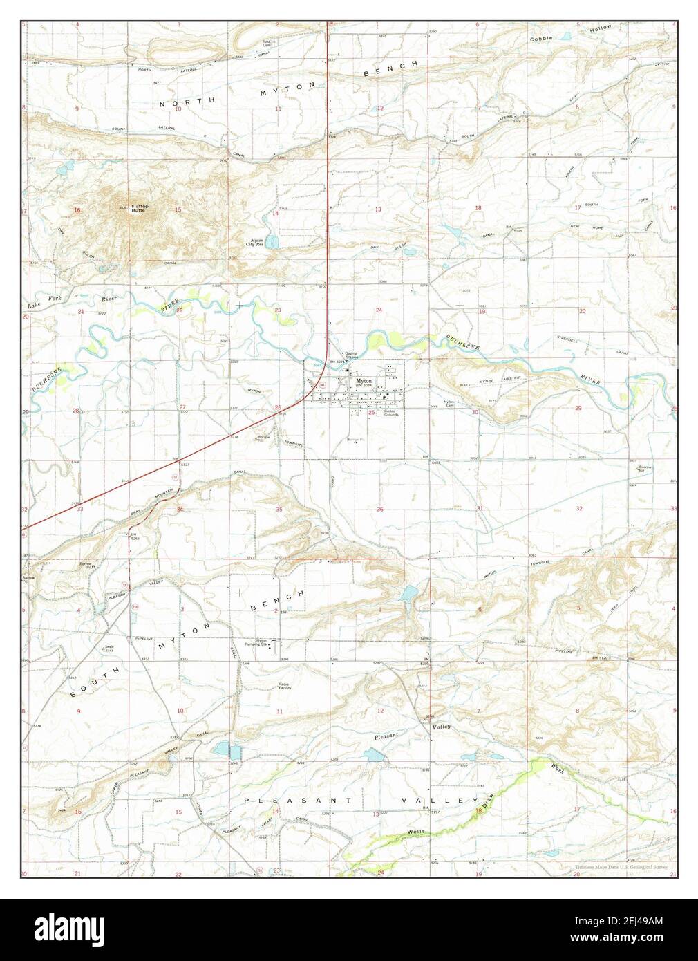 Mappa di myton utah immagini e fotografie stock ad alta risoluzione Alamy