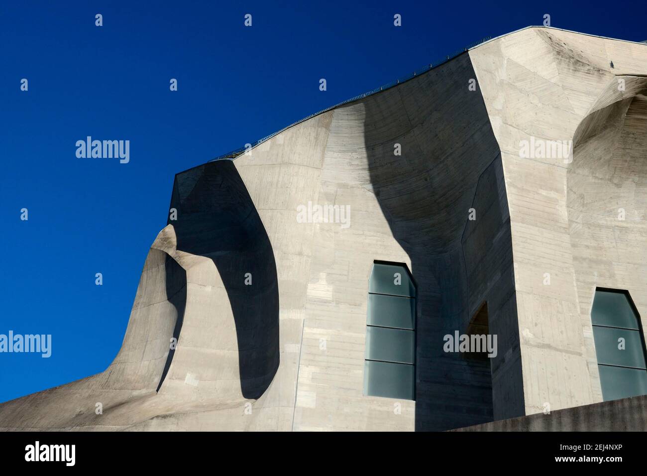 Goetheanum, architetto Rudolf Steiner, sede della Società Antropofica, Dornach, Canton Soletta, Svizzera Foto Stock