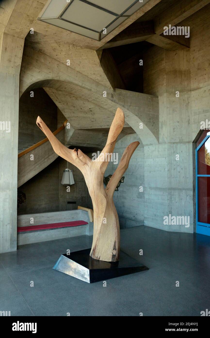 Goetheanum, architetto Rudolf Steiner, sede della Società Antropofica, Dornach, Canton Soletta, Svizzera Foto Stock