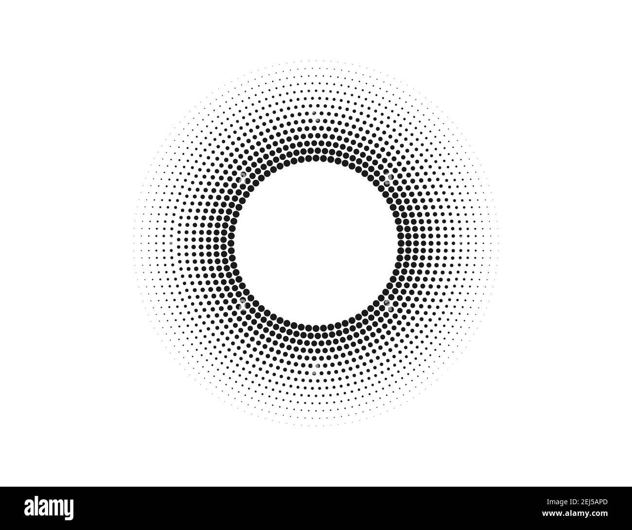 Illustrazione vettoriale. Punti mezzitoni in forma circolare, logo Illustrazione Vettoriale Illustrazione vettoriale. Punti mezzitoni in forma circolare, logo Illustrazione Vettoriale