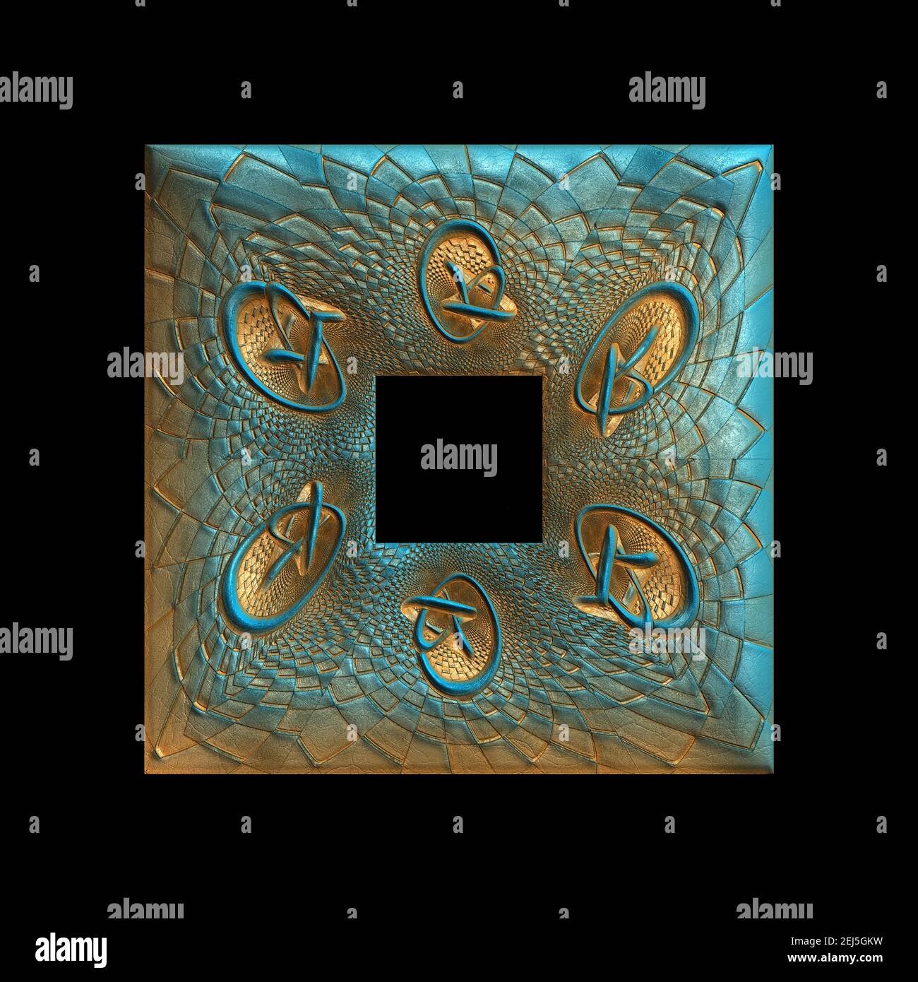 Elegante piastrella senza cuciture con motivo in rilievo sulla pelle Foto Stock