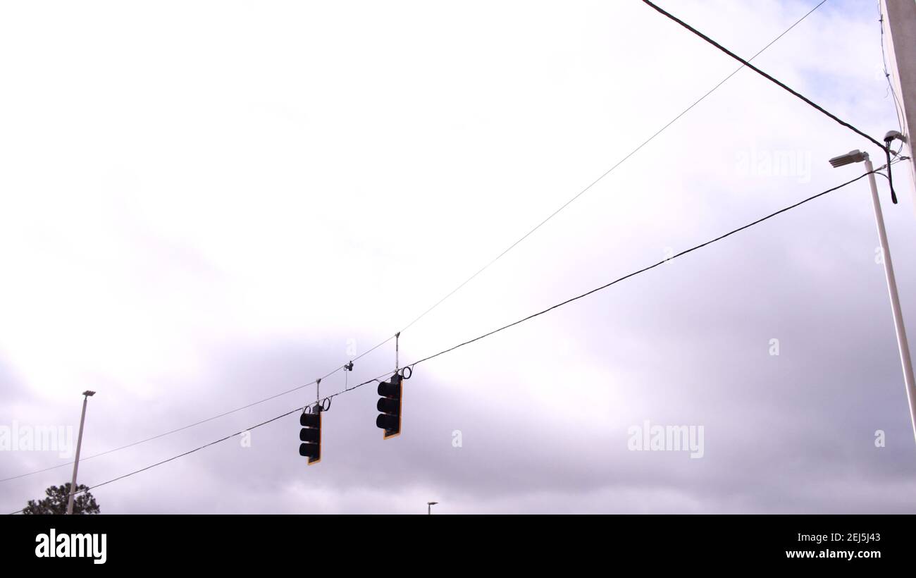 un giorno del nord cupo Foto Stock