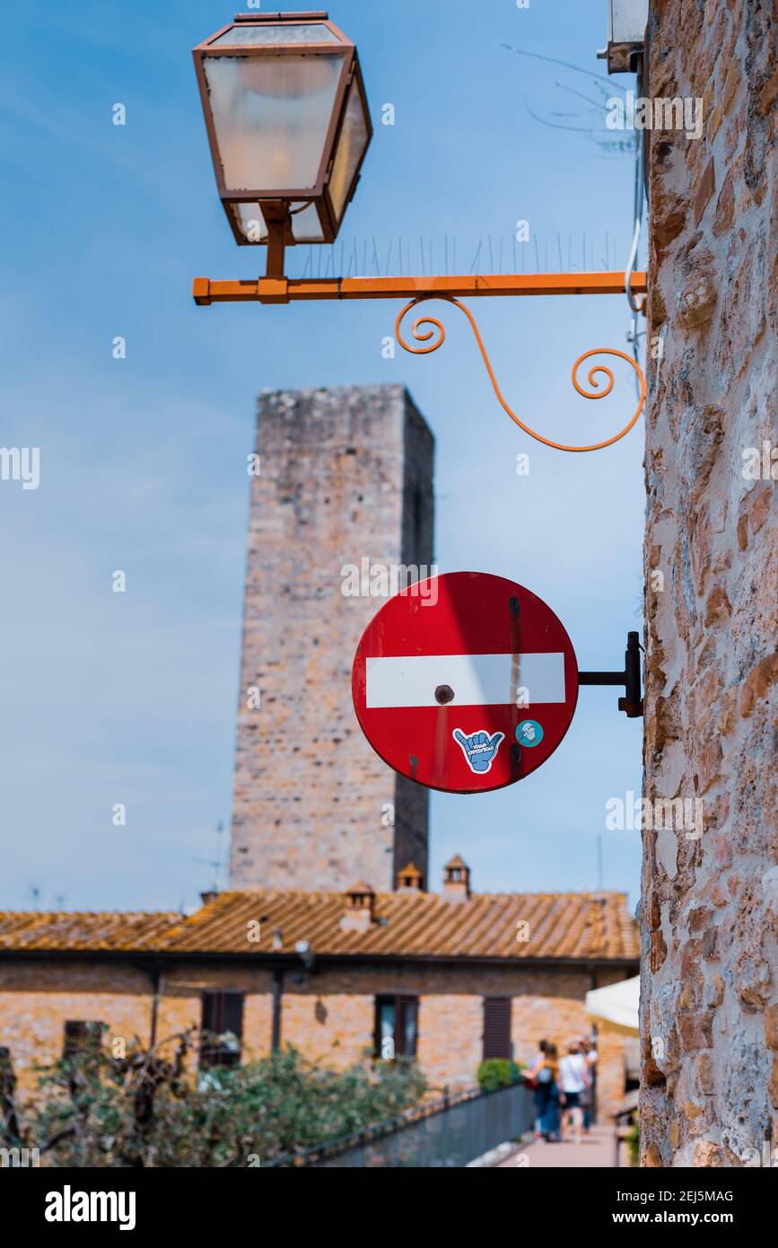 San gimignano Foto Stock