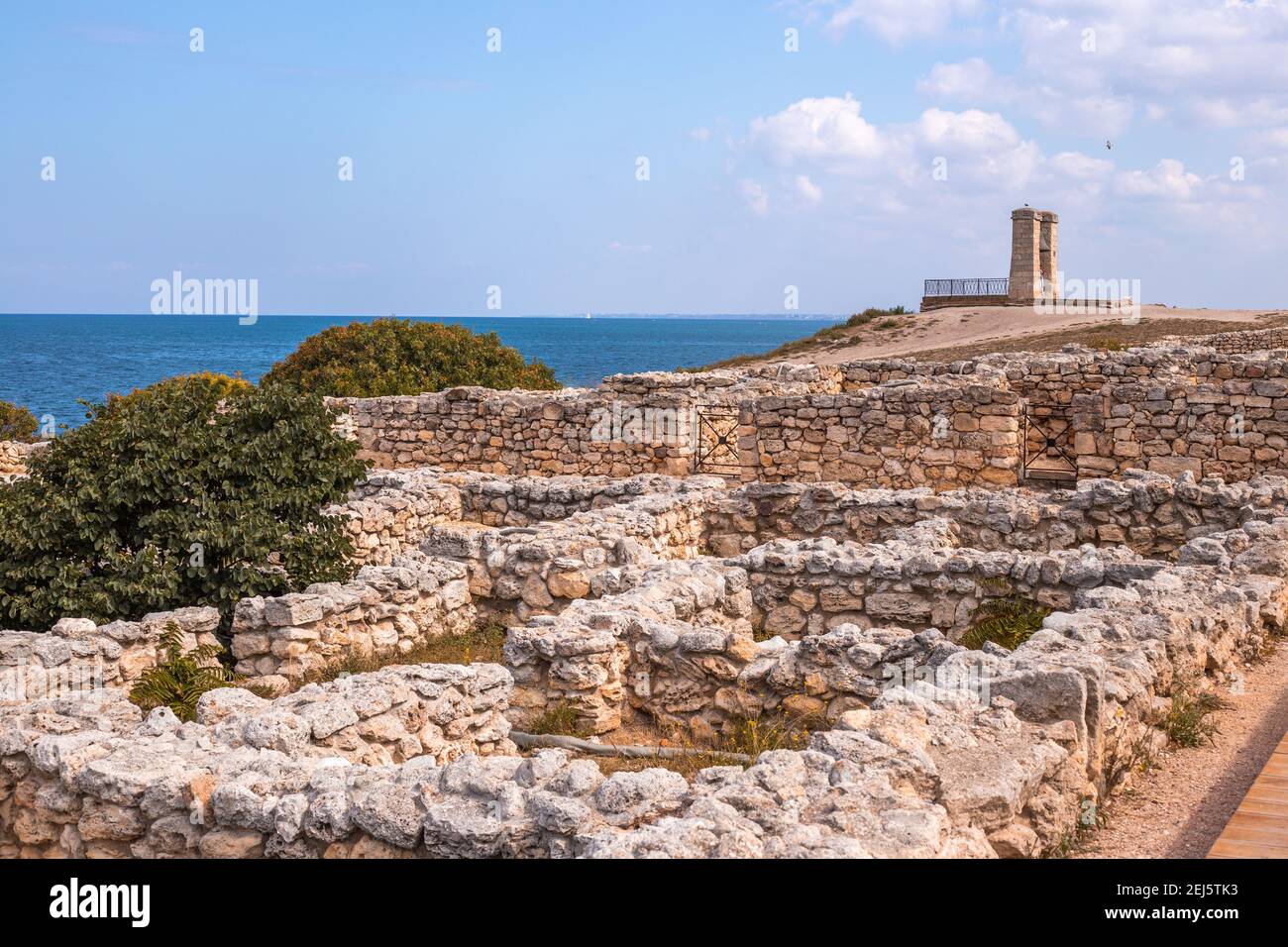 Khersones Tauride Museo Archeologico storico-Riserva a Crimea sul Nero Mare Foto Stock