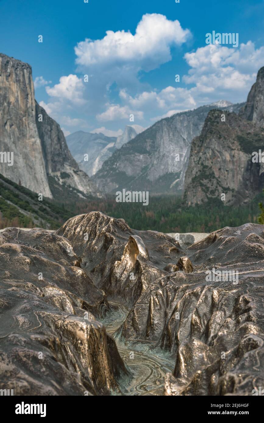 Paesaggio, stile di vita e grandi spazi aperti del Parco Nazionale di Yosemite Foto Stock