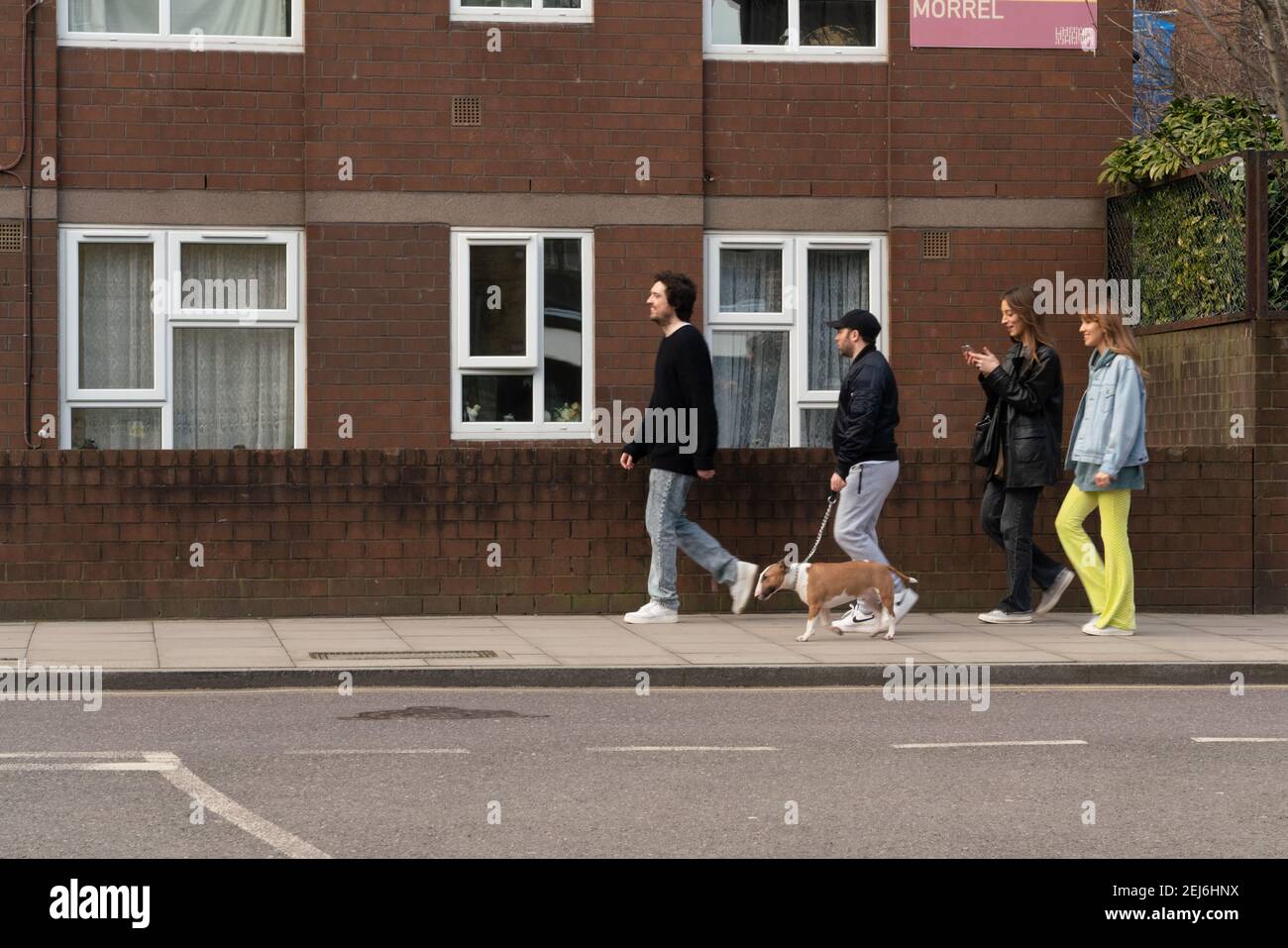 Goldsmiths Row, Hackney, Londra, Inghilterra Foto Stock