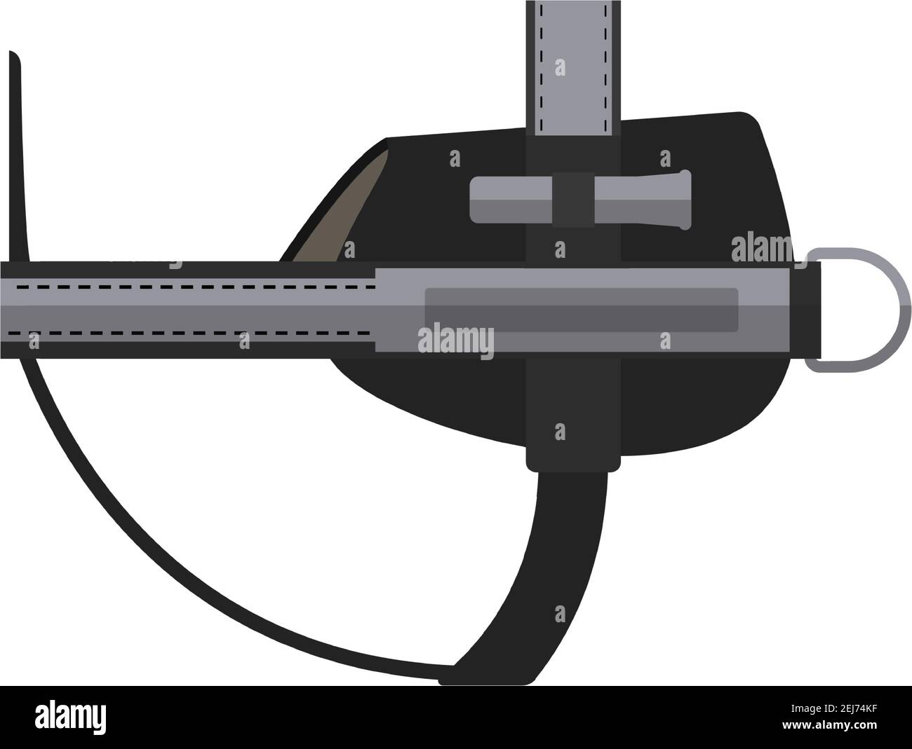 Cintura cane vettore torace cinghia isolato su sfondo bianco Illustrazione Vettoriale