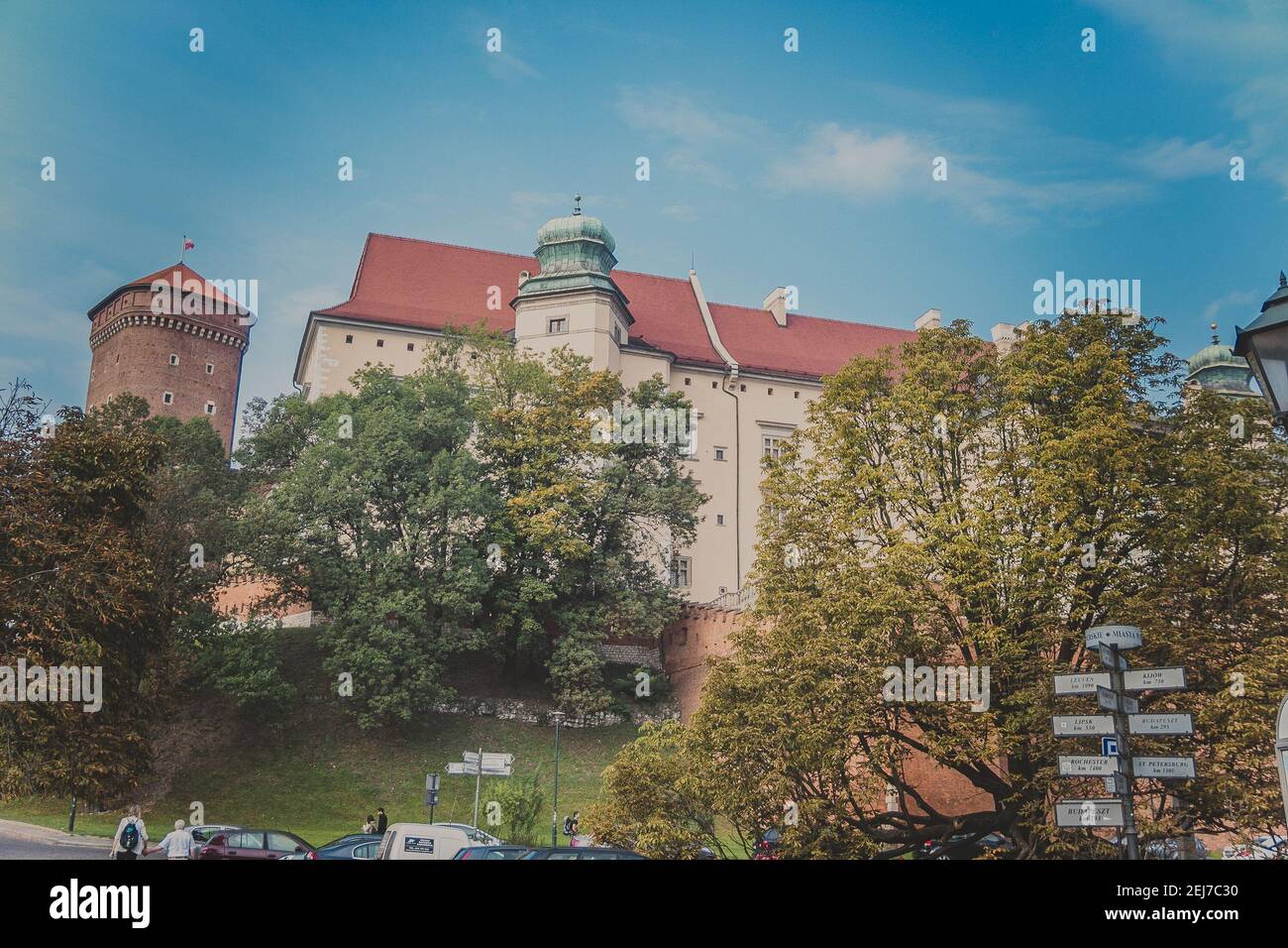 Torre Danese di Wawel nel castello di Wawel a Cracovia Foto Stock