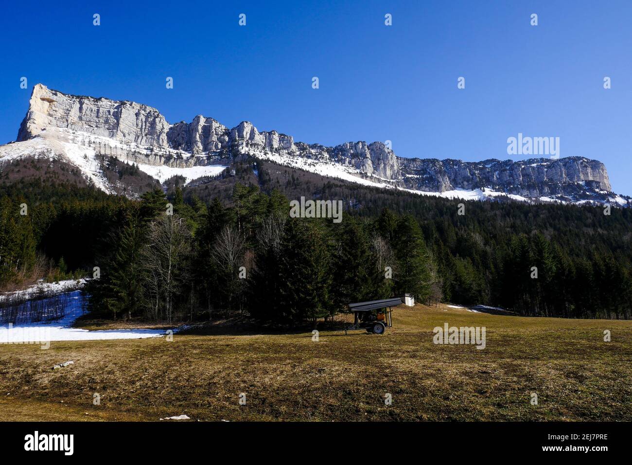 Mont Granier, Savoia, Francia Foto Stock