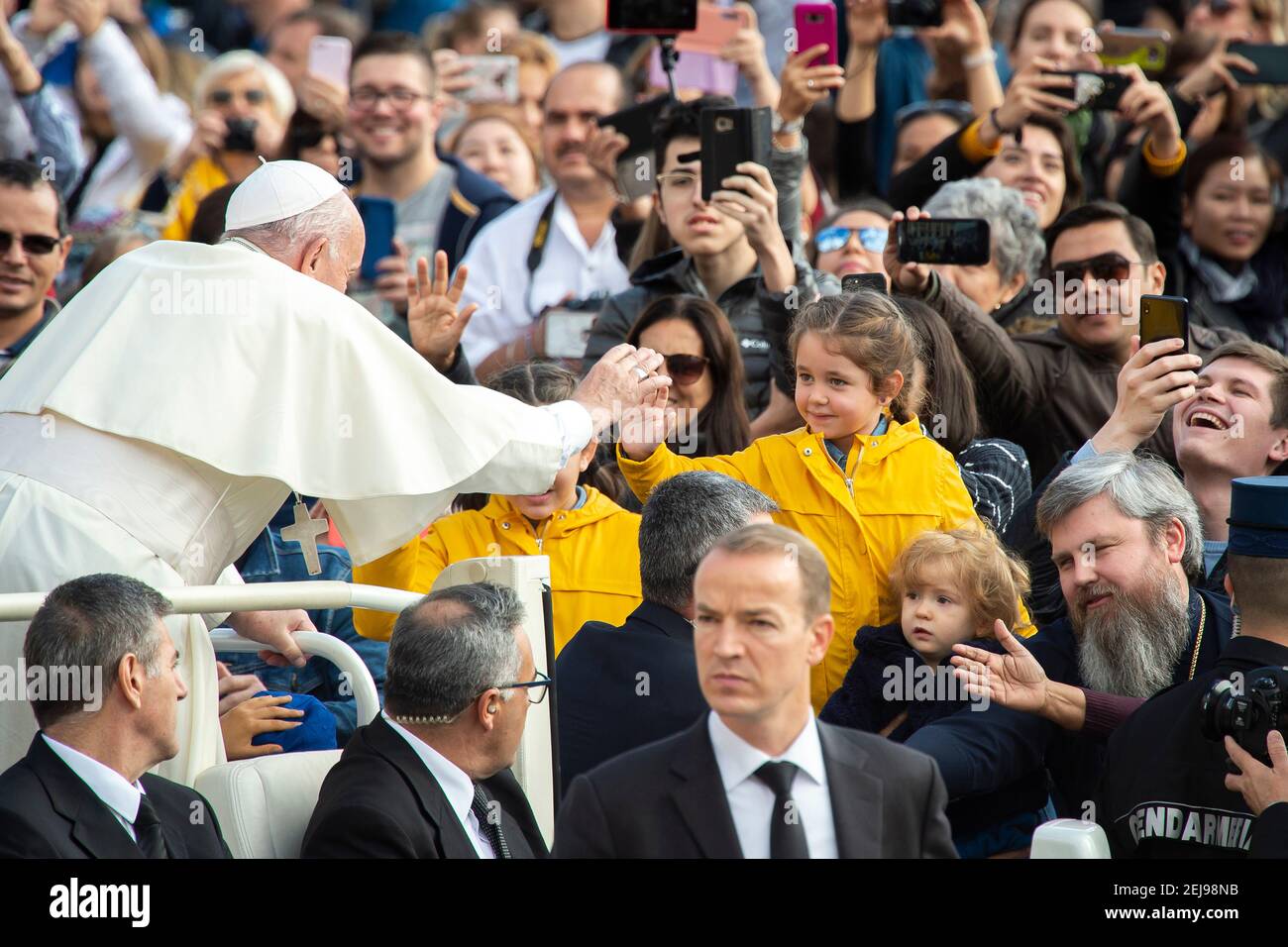 Udienza Generale di Papa francesco, 06 novembre 2019 Foto Stock