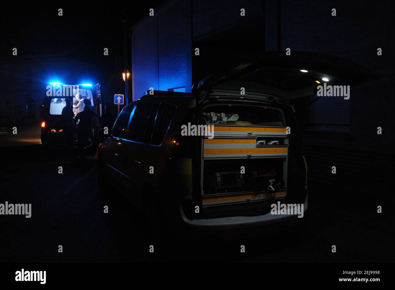 Pronto soccorso - samu 80 - Sdur d'abbeville Dipartimento della somme (80) Foto Stock