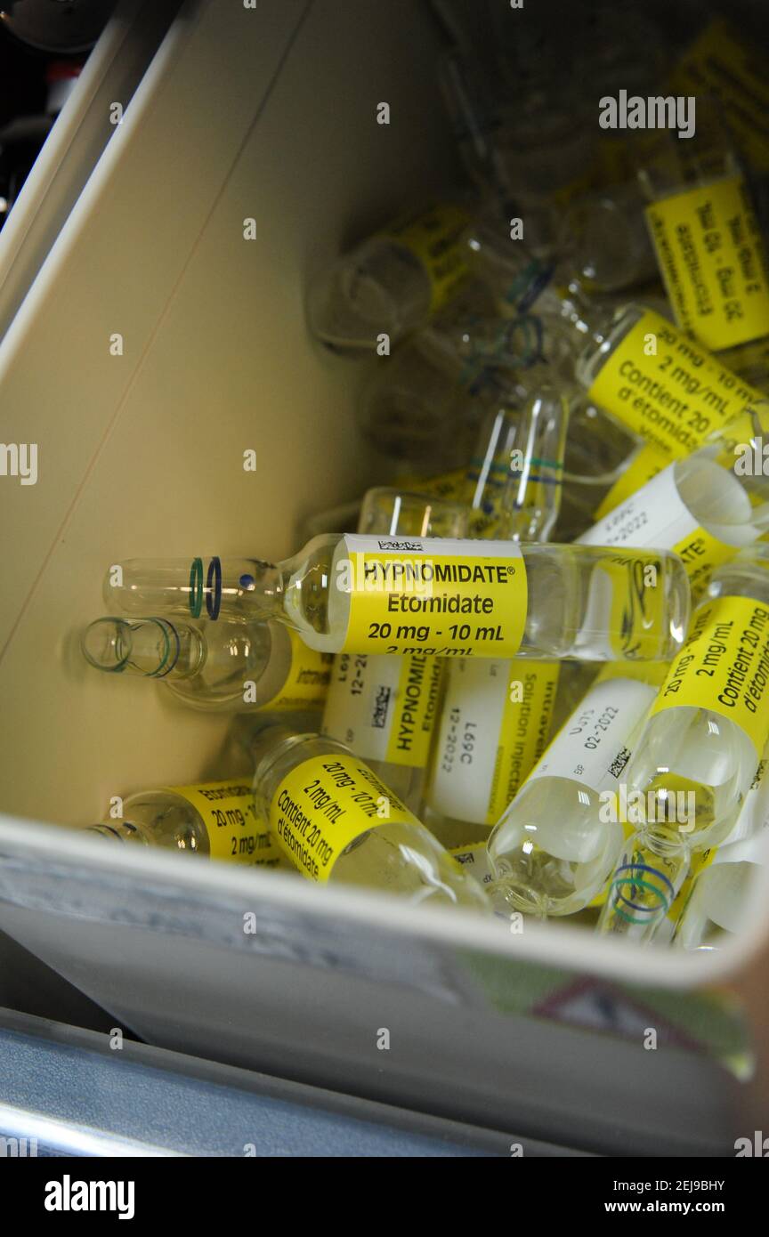 Unità di terapia intensiva medica covid-19 Foto Stock