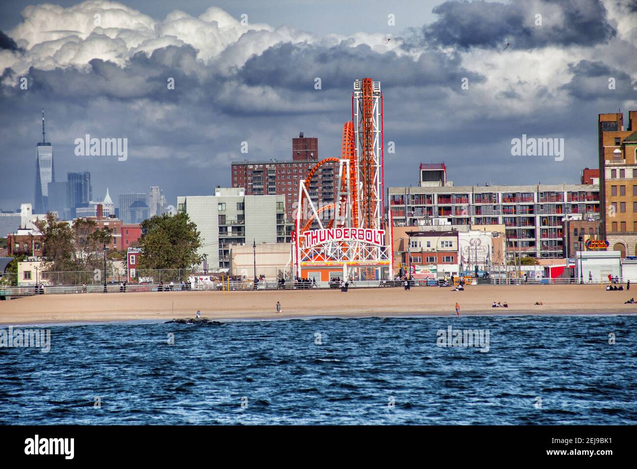 Parco divertimenti di Coney Island Foto Stock