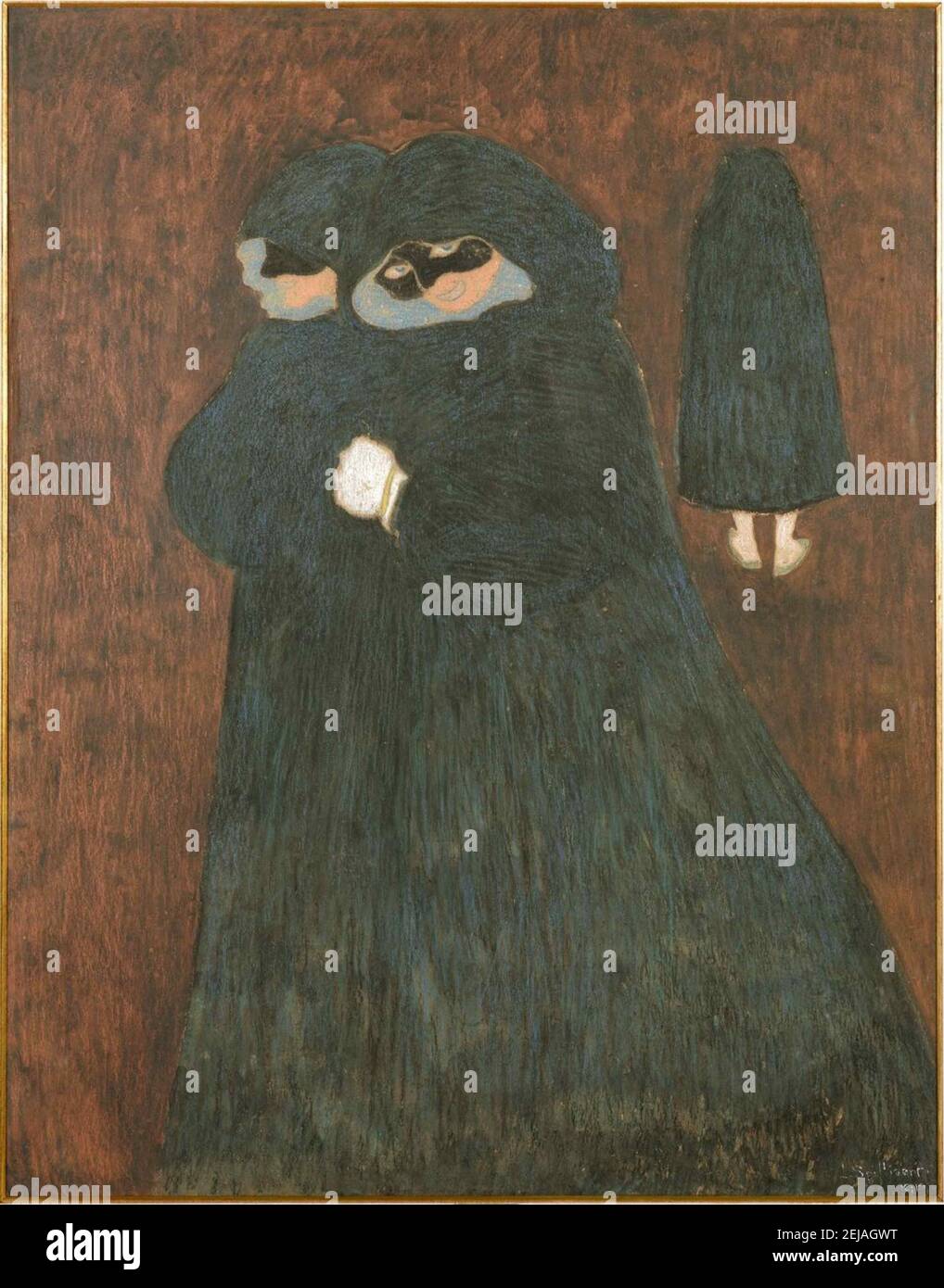 I Dominos. Museo: Musée d'Orsay, Parigi. Autore: LEON SPILLIAERT. Foto Stock