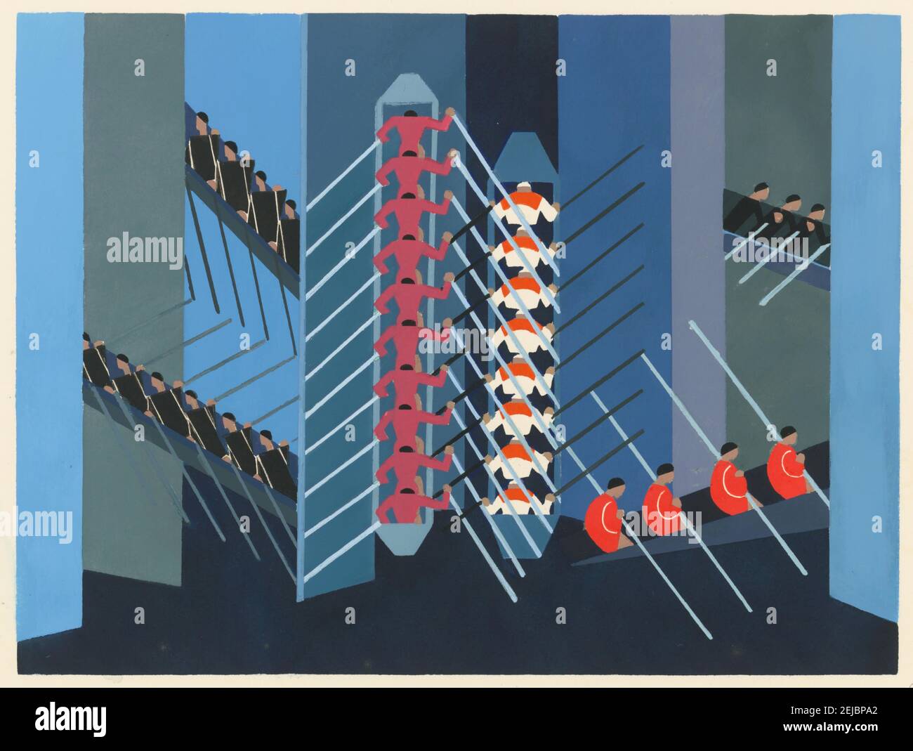 Design scenico dal portfolio Décors de Théâtre. Museo: COLLEZIONE PRIVATA. Autore: ALEXANDRA EXTER. Foto Stock