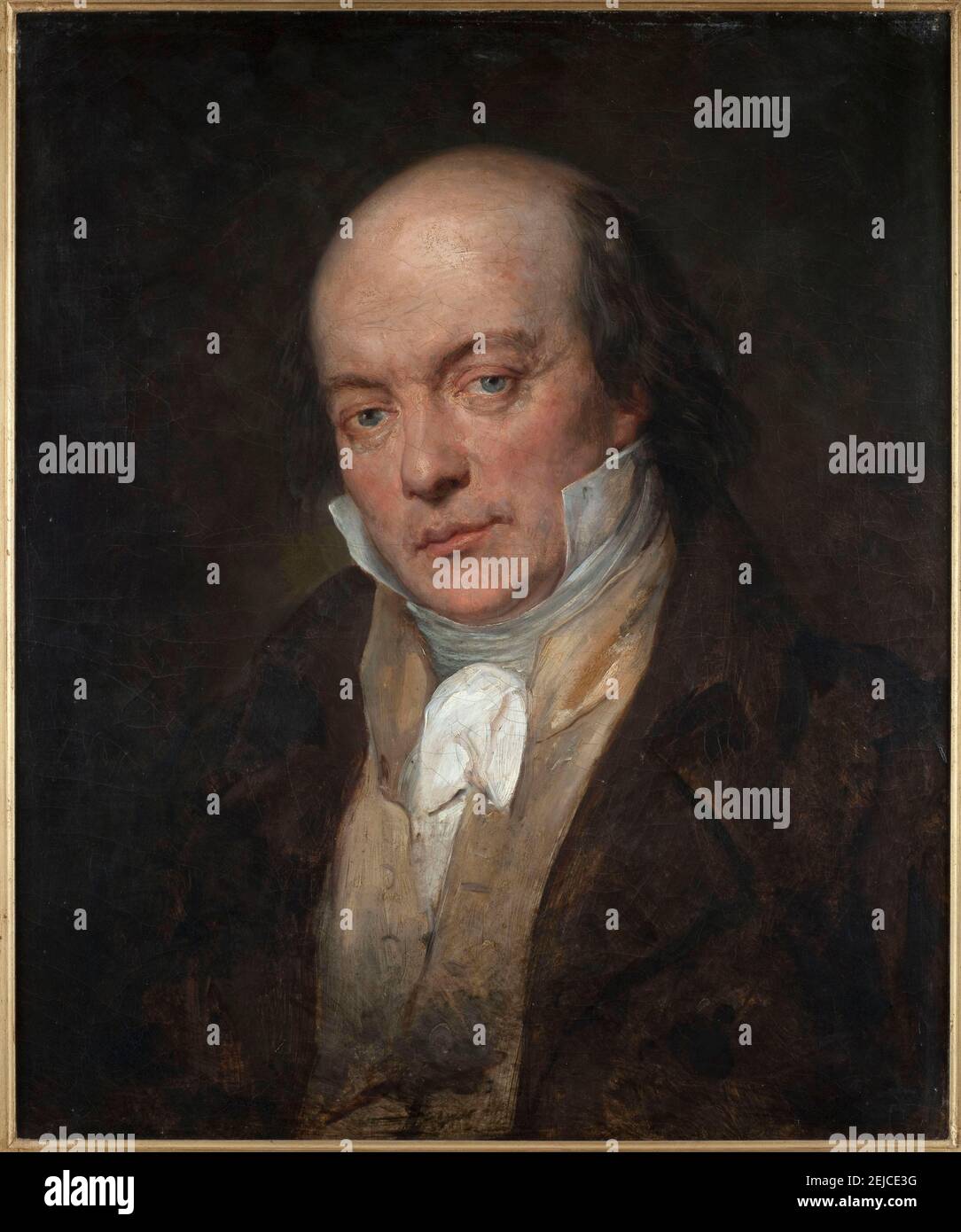 Ritratto di Pierre-Jean de Béranger (1780-1857). Museo: Musée de la vie romantique, Parigi. Autore: ARY SCHEFFER. Foto Stock