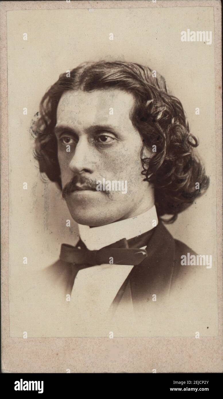 Ritratto del compositore Josef Strauss (1827-1870). Museo: COLLEZIONE PRIVATA. Autore: LUDWIG SCHRANK. Foto Stock