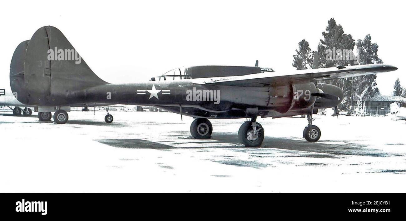 318th Fighter Squadron Northrop P-61B-20-NO Black Widow, 1947 Foto Stock