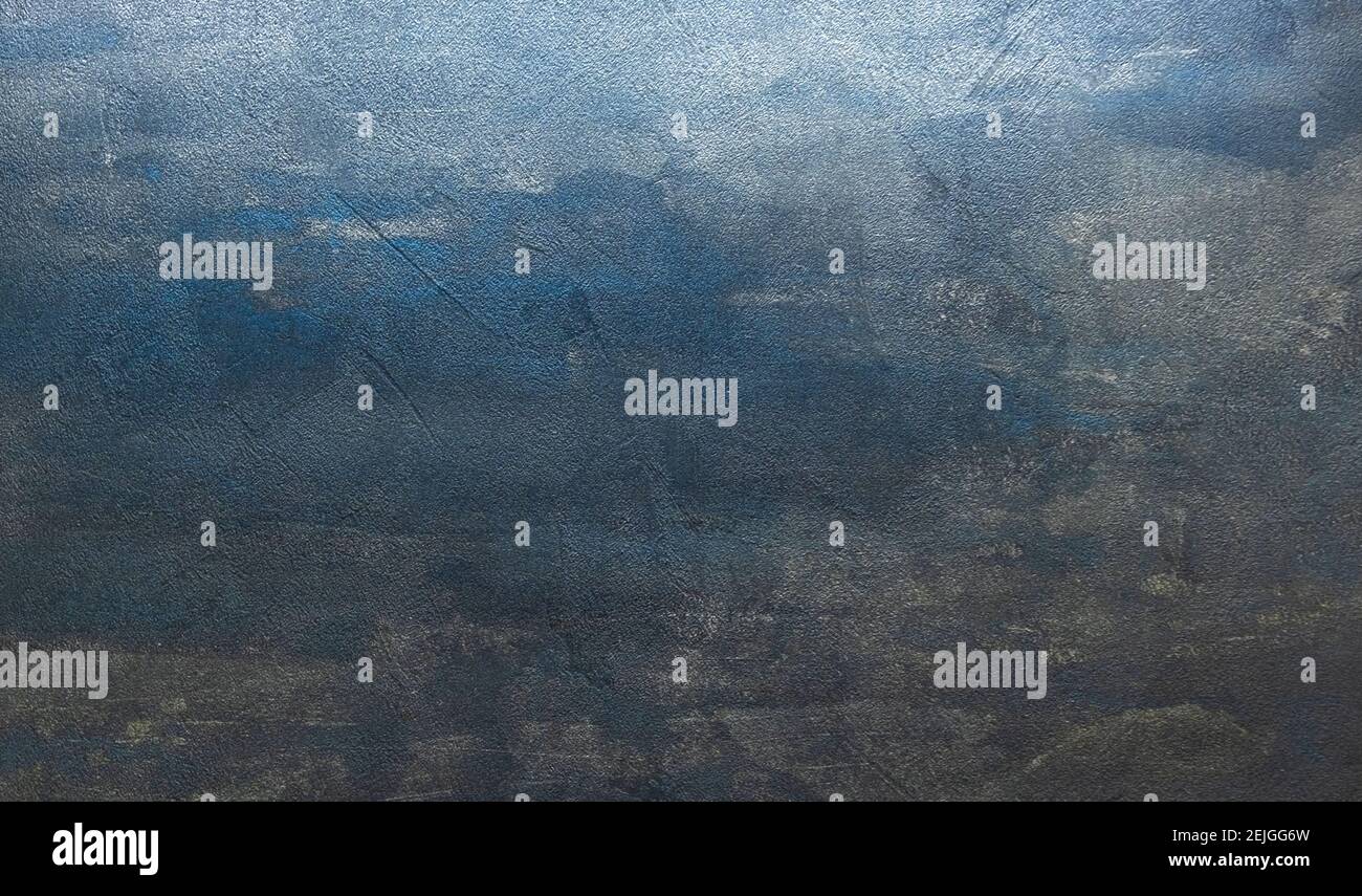Il modello della superficie dipinta con pareti blu scuro e bianco texture di colore e sfondo Foto Stock