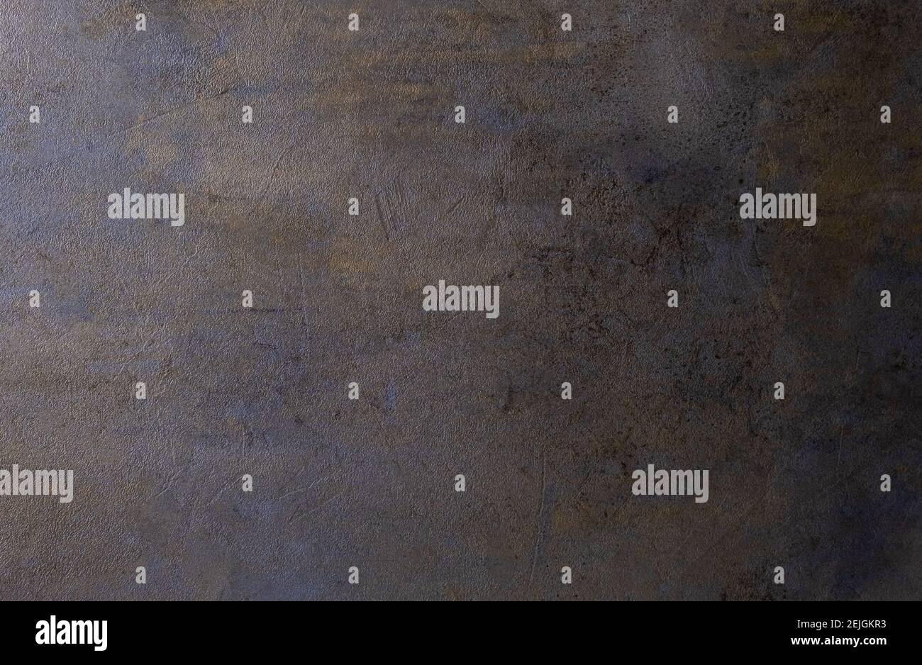 blu e oro vecchio grunge dipinto sfondo Foto Stock
