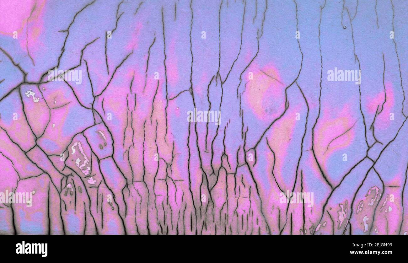 Viola blu astratto fondo texture . porpora e rosa antico grunge calcestruzzo Foto Stock