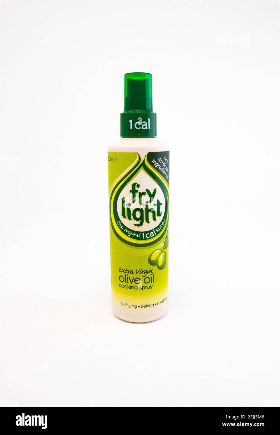 190 ml. friggere olio extravergine di oliva spray leggero per cucinare. Foto Stock