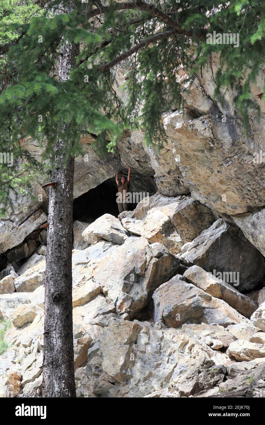 Fai un'escursione sul torrente Hoodo Foto Stock