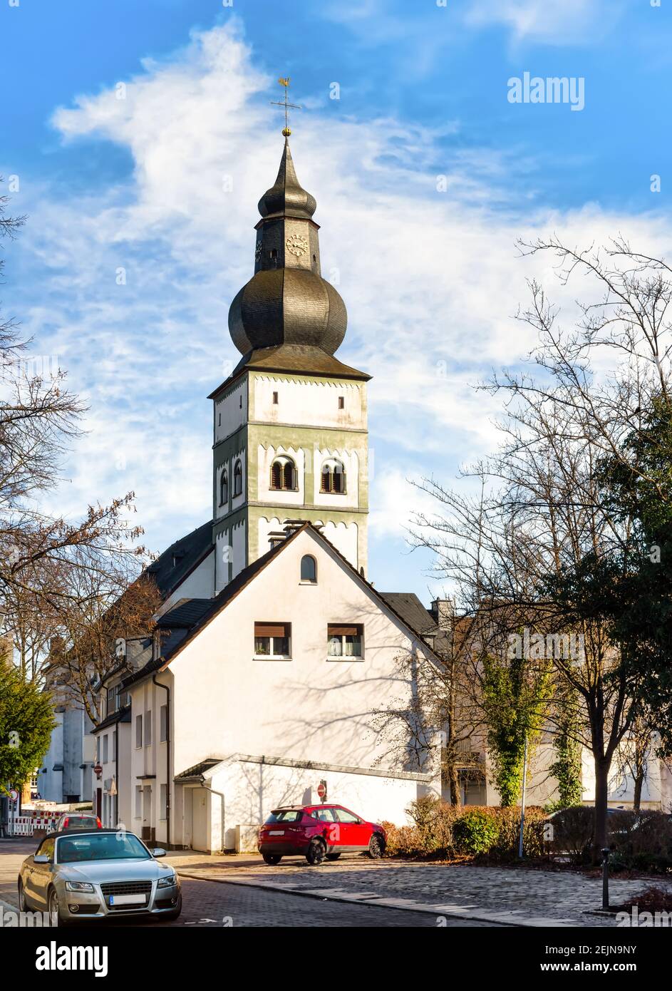 St. John Babtist Curch a Attendorn, Sauerland, Germania Foto Stock