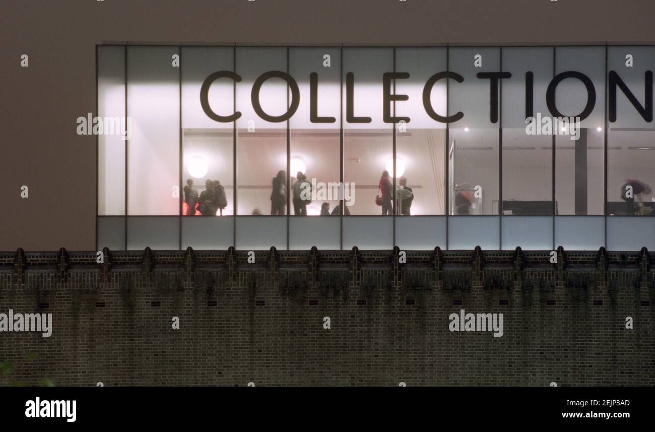 Tate Modern membership space 2004, Southbank, Bankside, Southwark, Londra, Inghilterra Foto Stock
