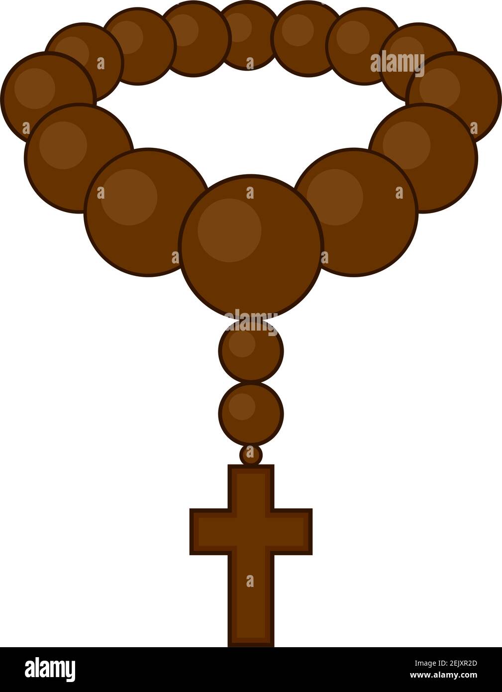 Simbolo del Rosario Illustrazione Vettoriale