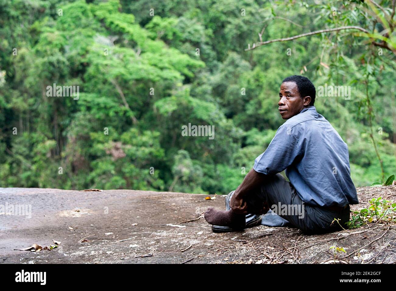 guida al parco nazionale di Marojejy, nel nord-est del Madagascar Foto Stock
