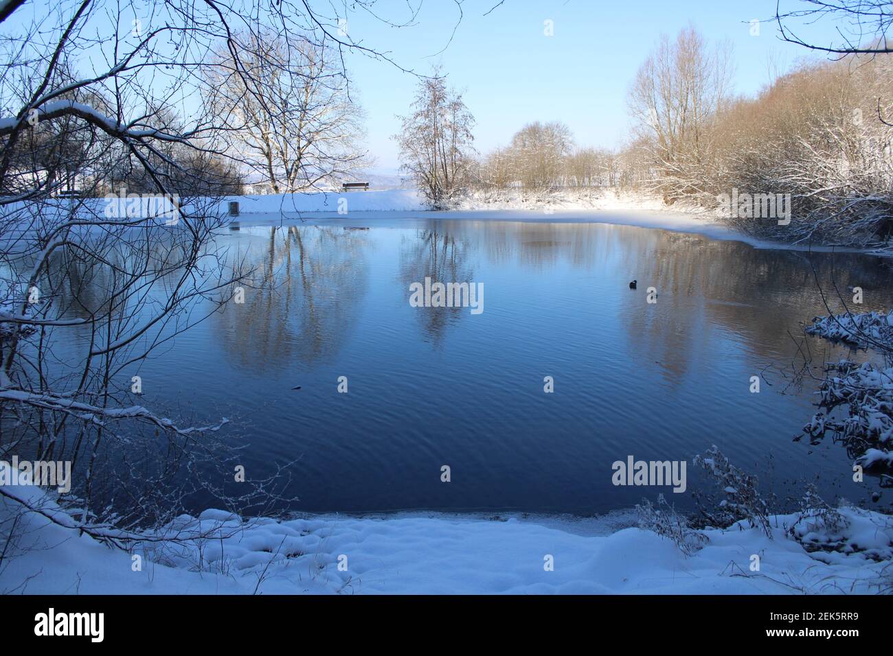 winterlake Foto Stock