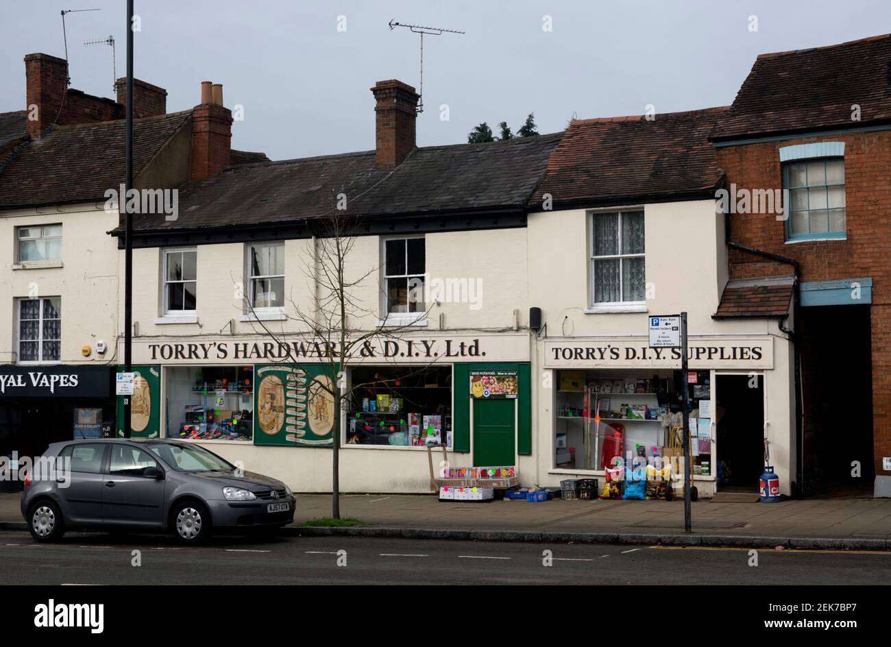 Negozio di ferramenta Torry`s, Warwick, Warwickshire, Inghilterra, Regno Unito Foto Stock