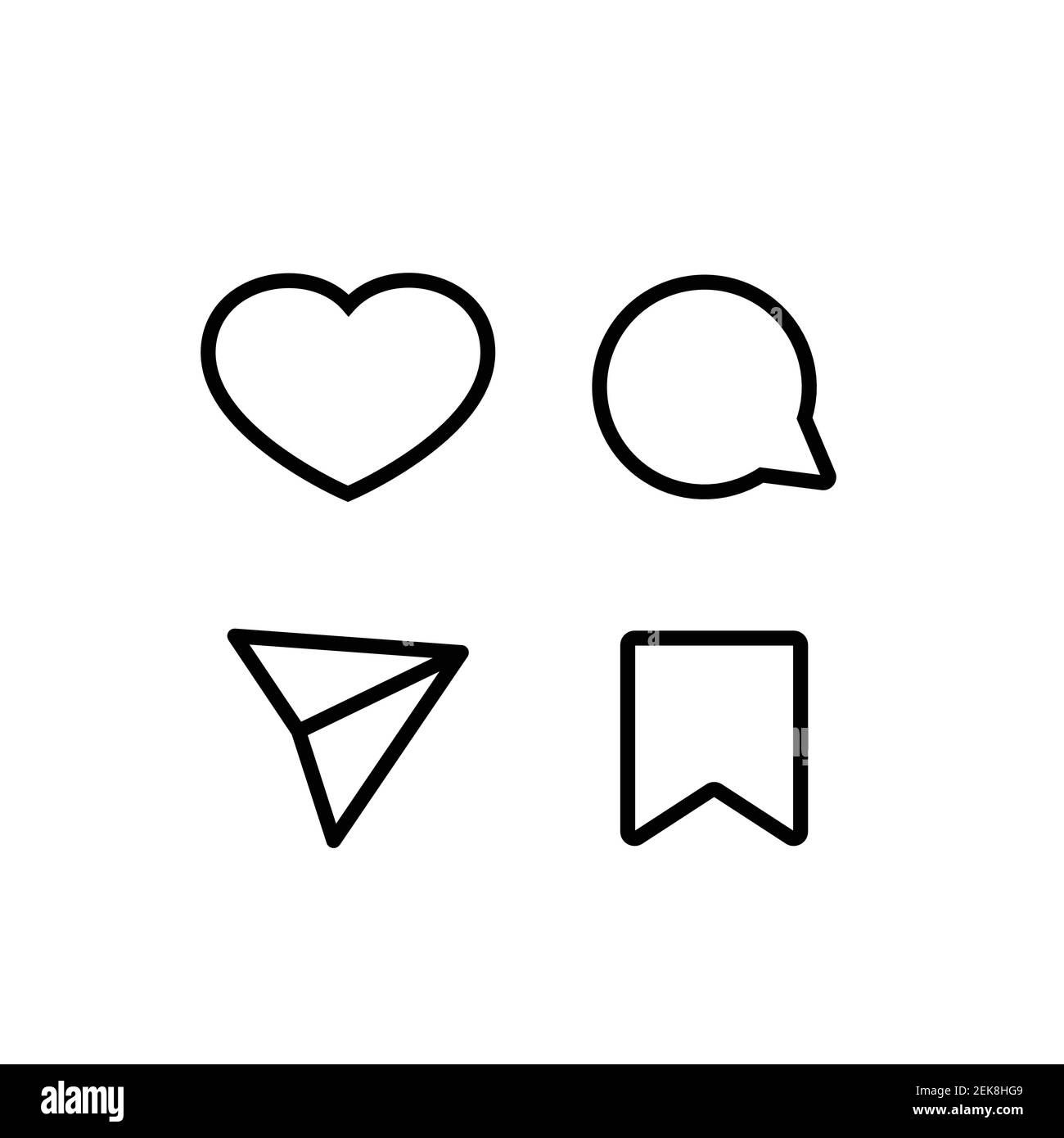 Social media icons star Foto e Immagini Stock in Bianco e Nero - Alamy