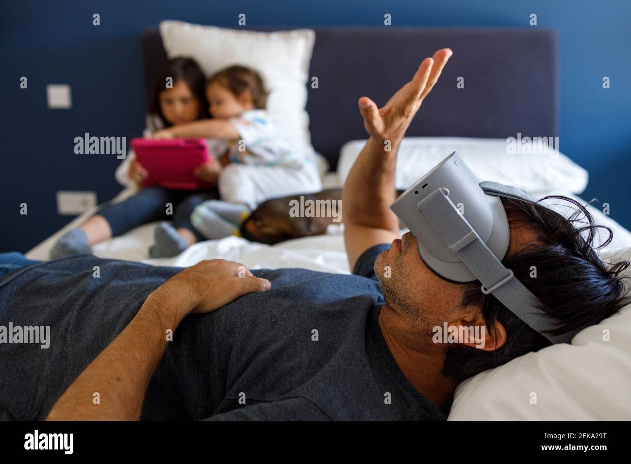 Vita familiare 1. Madrid, Spagna Foto Stock