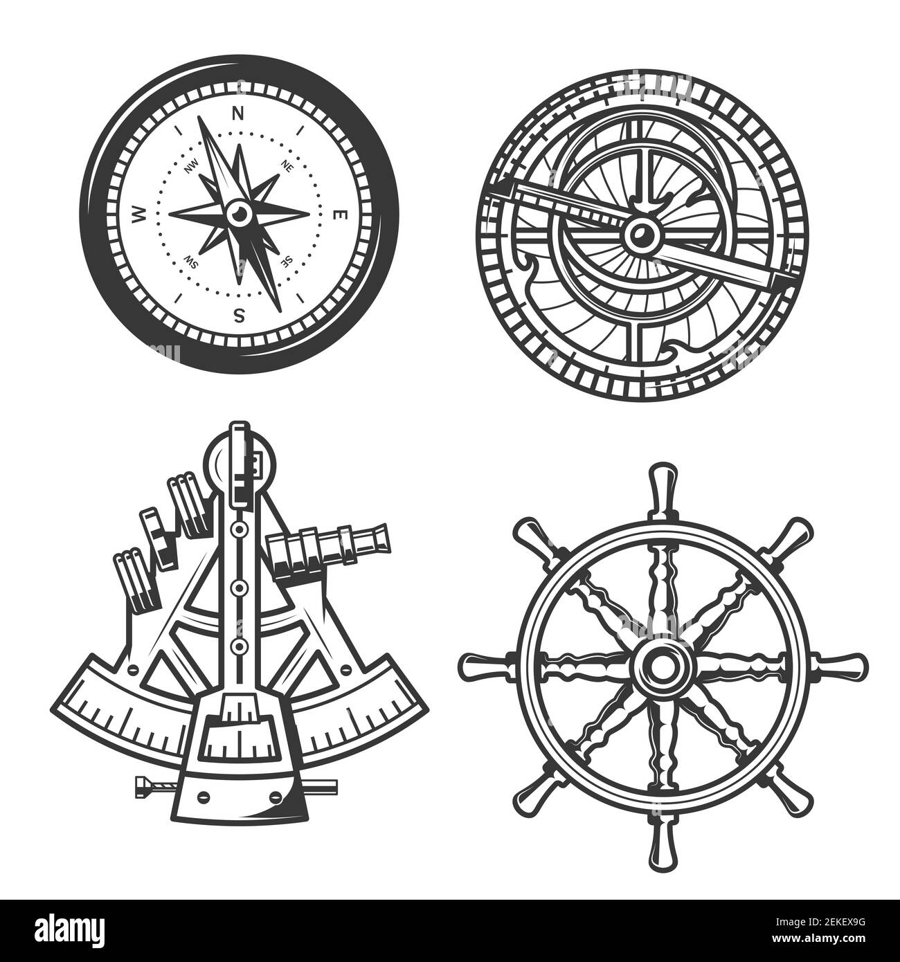 Bussola Nautica Con Supporto - Bussola Impermeabile Per Barche E Auto, Navigazione Marina - Foto 3