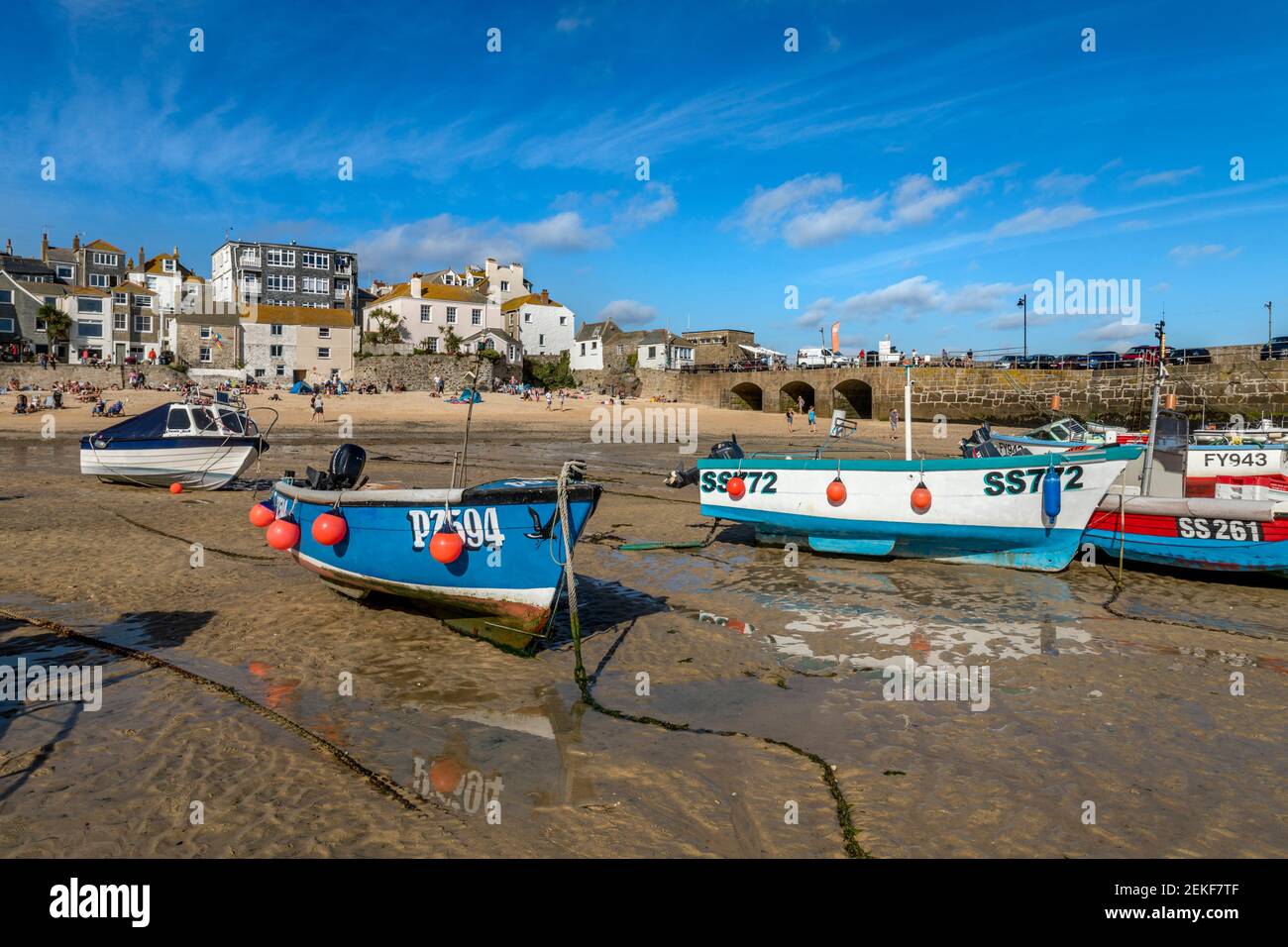 St Ives; Cornovaglia; Regno Unito Foto Stock