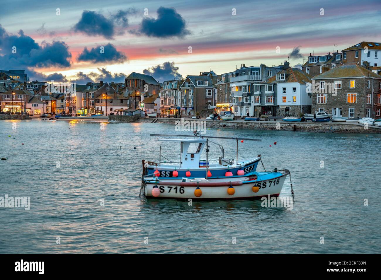 St Ives; Cornovaglia; Regno Unito Foto Stock