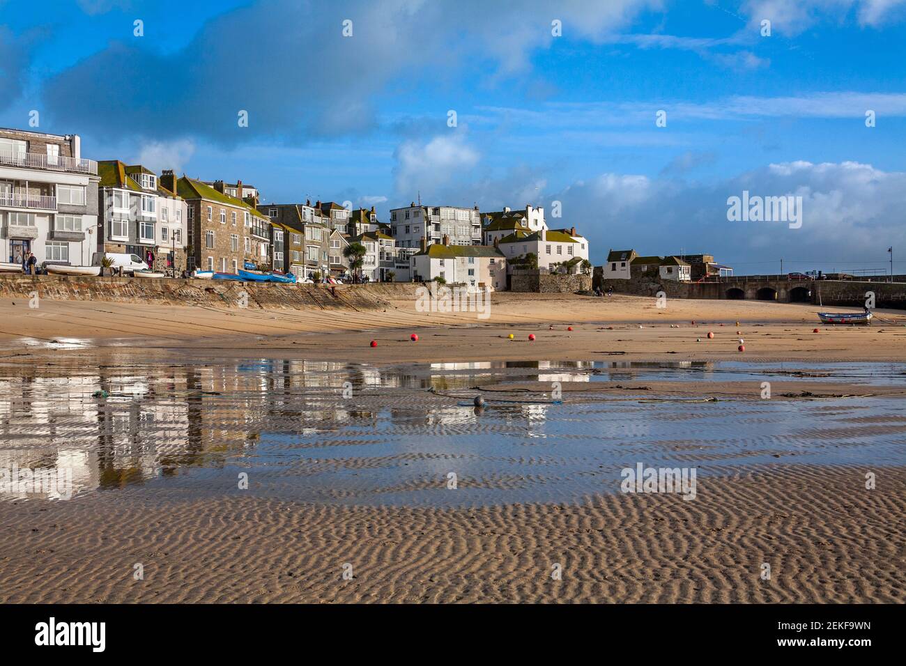 St Ives; Harbour Beach; Cornovaglia; Regno Unito Foto Stock
