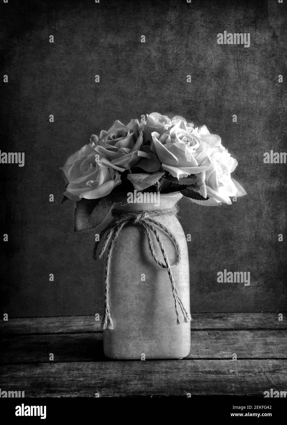 Foto di vita scattata nello studio di casa dipingere con la luce. Foto Stock