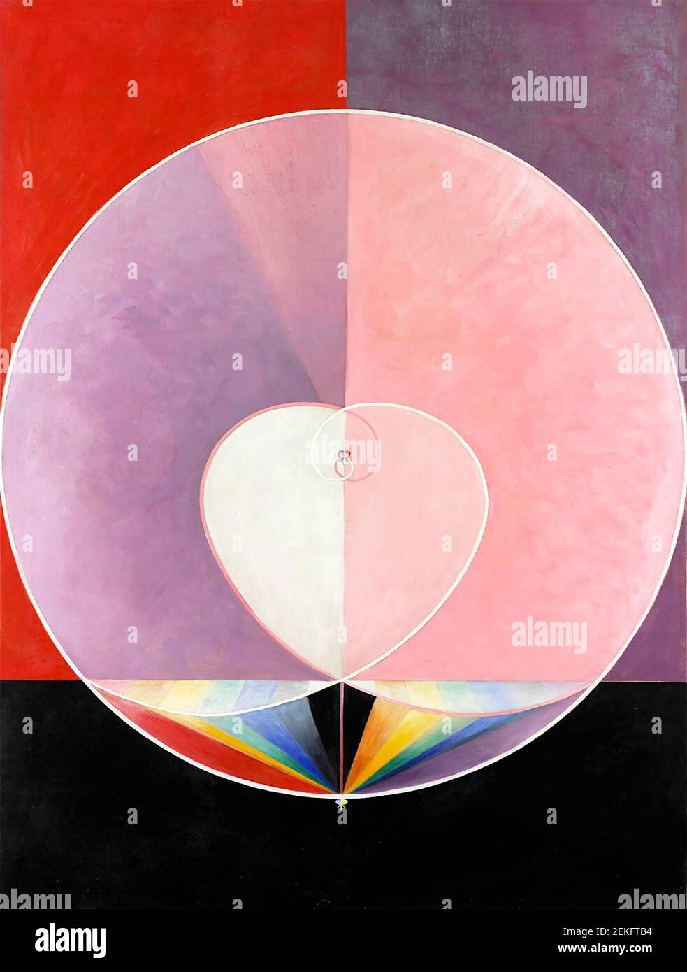 HILMA af Klint, dipinto dal titolo 'Move No. 2', 1915 Foto Stock