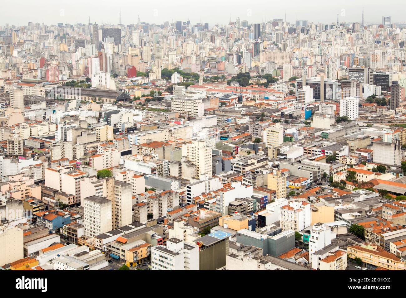 Vista aerea di São Paolo Foto Stock