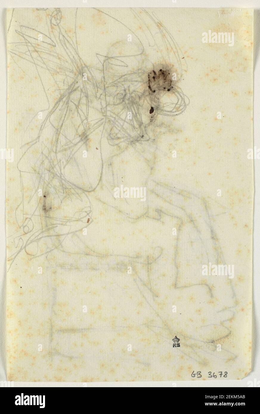 Nicolai Abildgaard (1743-1809), matita, 1743-1809 Foto Stock