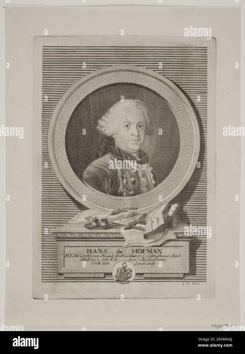 Meno Haas (1752-1833), Hans de Hofman, 1752 - 1833 Foto Stock