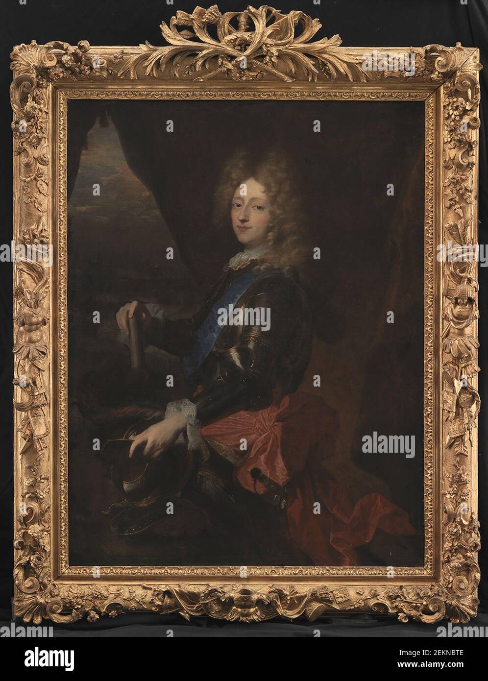 Iacinthe Rigaud (1659-1743), Portraet di Re Frederik IV come Principe, 1695-02-01-1695-02-28 Foto Stock